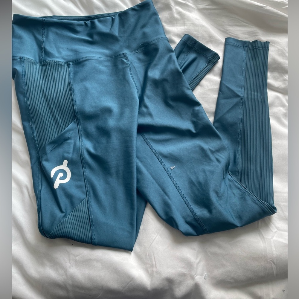 Teal peloton leggings